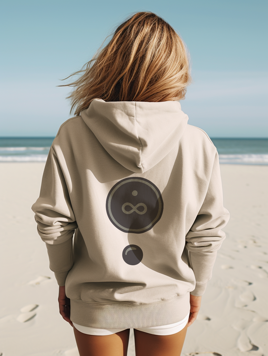 Ocean Bliss Infinity - Cotton Box Hoodie