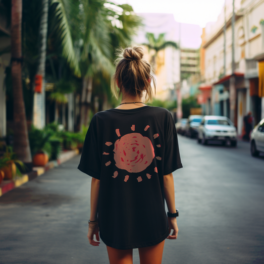 Sunset Beach  - Organic Oversized Shirt ST/ST