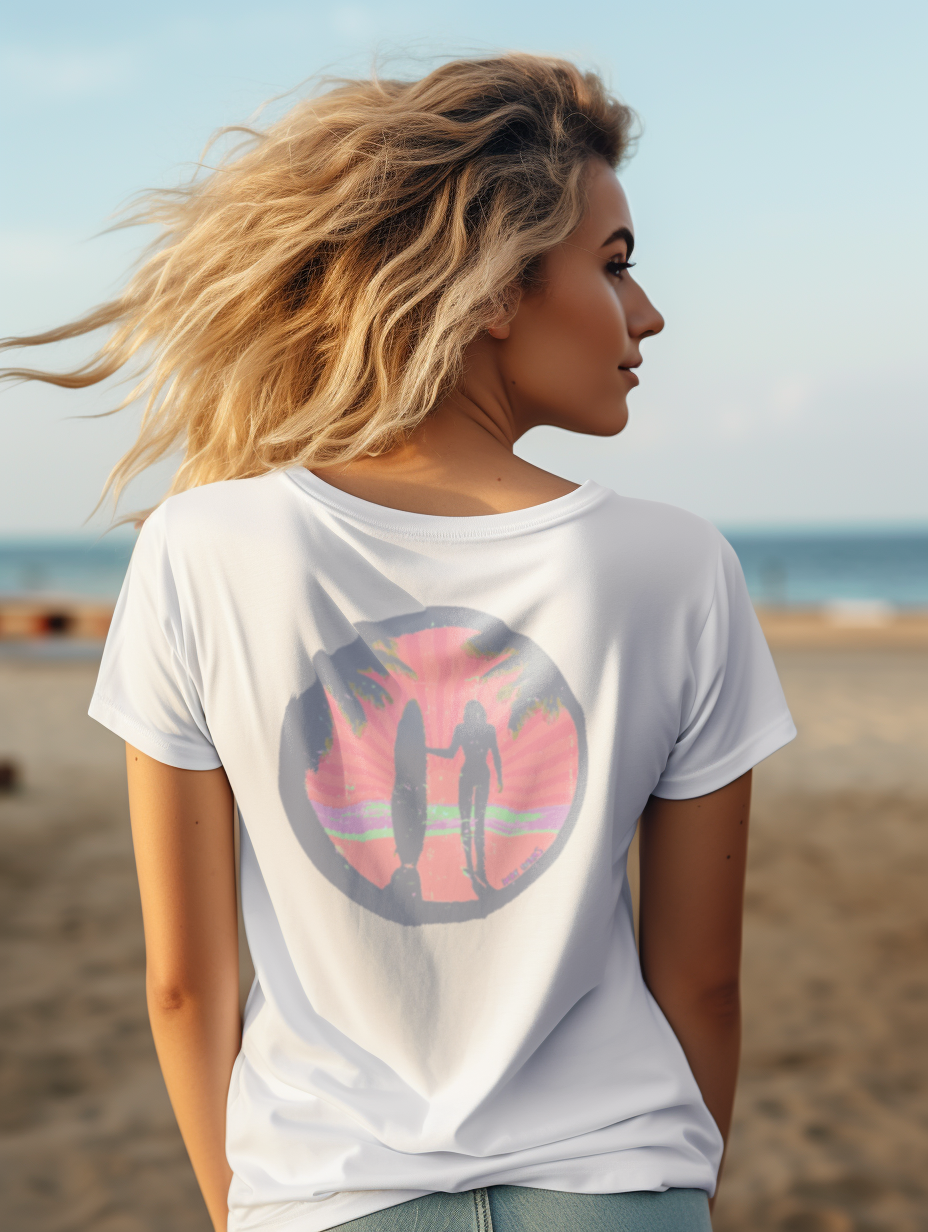 Beachy Moments Girly Tee - Expresser