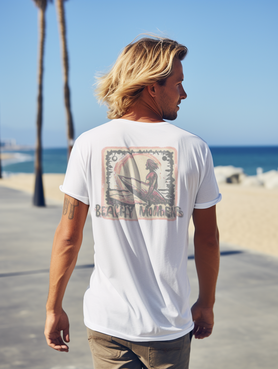 Beachy Moments Surfer Tee - Skater
