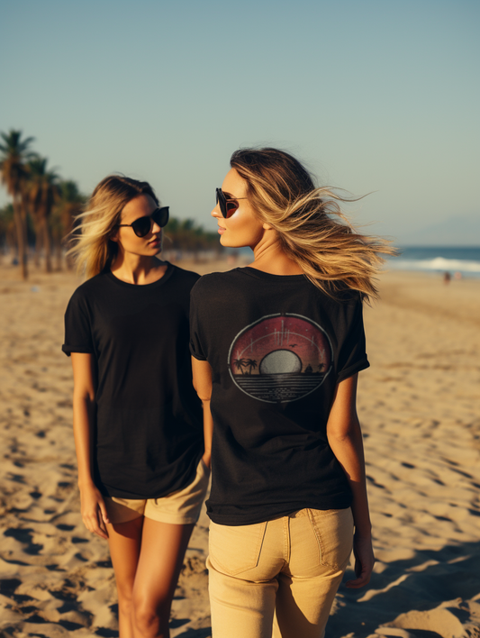 Sunset Beach Tee  - Fuser Relaxed Shirt ST/ST