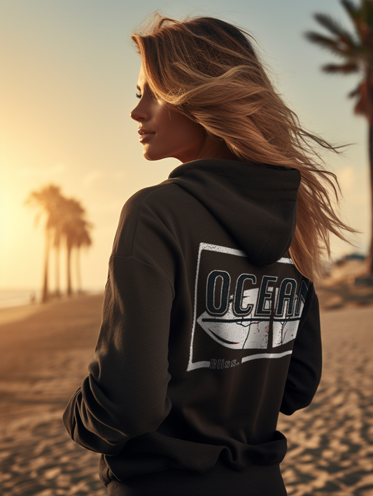 Ocean Bliss Surfer - Cooton Box Hoody