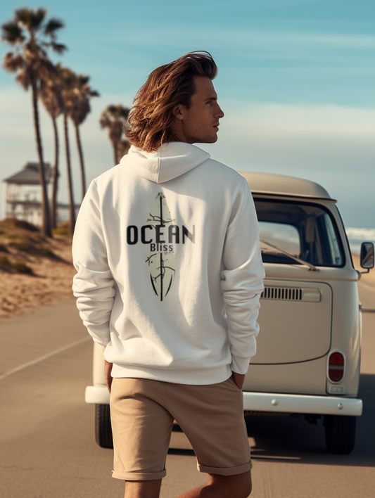 Ocean Bliss Surfer - Cotton Box Hoody
